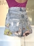 Short jeans floral - Bluesteel - NINA MELANINA BRECHÓ