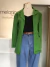 Blazer verde alongado viscolinho - Alles na internet