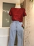 Cropped paetês vermelhos - CLAUDIA RABELO - comprar online