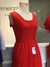 Vestido midi tricot vermelho na internet