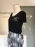 Camiseta preta "suspect assume" - ZARA na internet