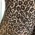 Cardigan alongado animal print fio metalizado