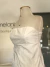 Vestido midi branco em laise sem alças - CLÁUDIA RABELO