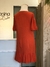 Vestido curto laranja barra maria - loja online