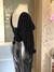 Imagem do Cropped "MAÍSA" preto mangas bufantes lurex - APOÁ