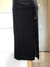 Vestido longo preto em veludo molhado - comprar online