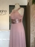 Vestido de festa longo rosa chá - comprar online