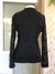 Blazer preto com mangas em renda - NINA MELANINA BRECHÓ