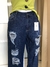 Calça jeans destroyed lavagem escura - Hering - loja online