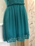 **NOVO** Vestido verde água com renda - Pool - NINA MELANINA BRECHÓ