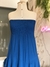 Vestido/Saia azul babados assimétricos - comprar online