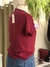 Camiseta vinho com renda na internet
