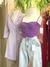 Top corset roxo - LIZIE - comprar online