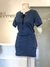 Vestido jeans curto - CLÁUDIA RABELO - NINA MELANINA BRECHÓ