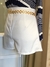 Short branco alfaiatado - NINA MELANINA BRECHÓ