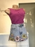 Short jeans floral - Bluesteel - comprar online