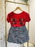 **NOVA** T-shirt vermelha"ART" - LOLA