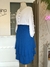 Vestido/Saia azul babados assimétricos - loja online