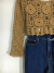 Cropped bege em crochê - loja online