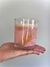 Vela Paola - Rosa, Bege e Branca com nuances transparente e folha de ouro - Nato Natural