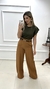 Calça Pantalona alfaiataria caramelo na internet