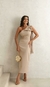 Vestido Suiça Nude