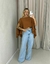 Cropped bata Nanda marrom - comprar online
