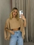 Cropped bata Nanda Nude - comprar online