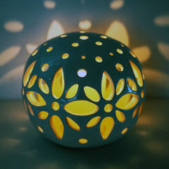 Luminaria Esfera Craquel - comprar online