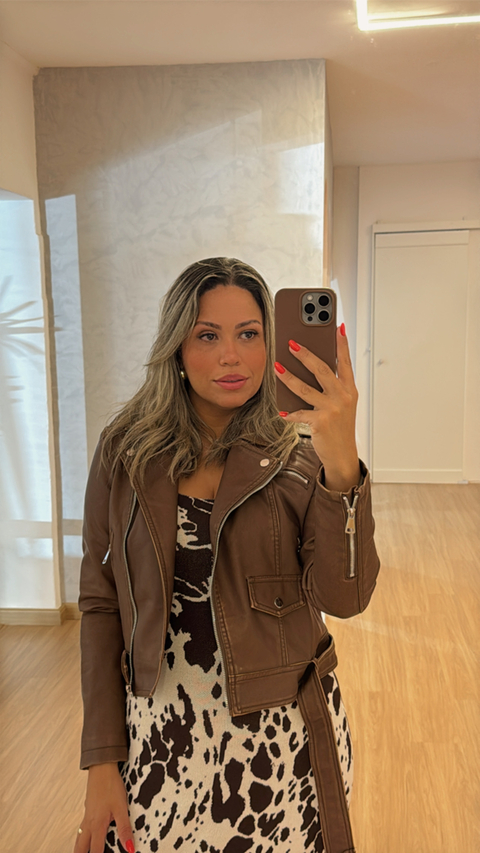 JAQUETA COURO TAMIRES - comprar online