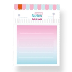 BLOCO ADESIVO SMART NOTES TUTTI-FRUTTI PAUTADO - BRW