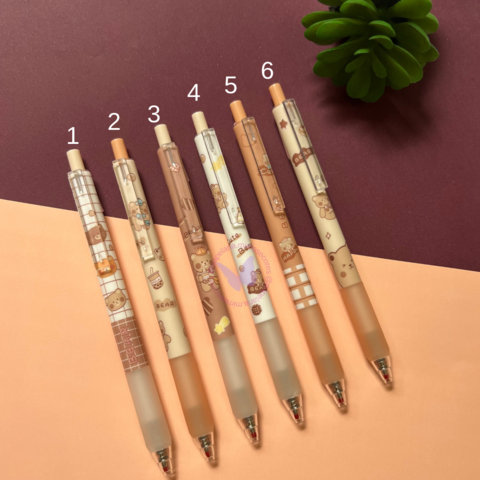 Caneta Retrátil - Ursinhos