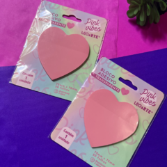Post It Transparente Love Pink - Leoarte