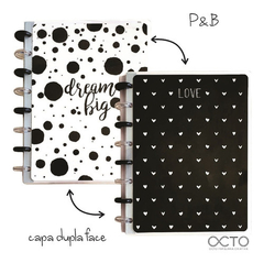 Caderno Preto e Branco - Octo
