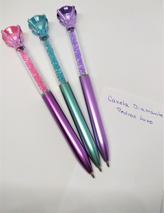 Caneta Diamante Pedras - loja online