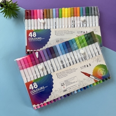 Caneta Dual Brush Pen 48 Cores - comprar online