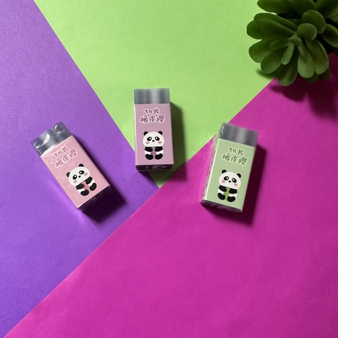 MINI BORRACHA PANDA RETANGULAR