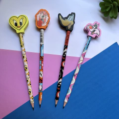 Lápis com Borracha Looney Tunes - Leo e Leo