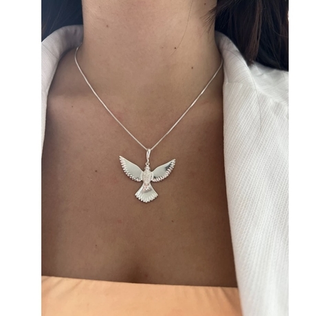 corrente espirito santo prata 925