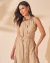 Vestido Midi Bege Brenda na internet