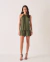 Regata em Viscolinho deep Green Laura - comprar online