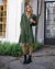 Vestido com Renda E Manga Longa deep Green Paloma - loja online
