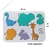 Brinquedo Pedagógico Encaixar Animais Floresta - comprar online