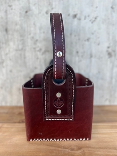 Canasta matera cuero - comprar online