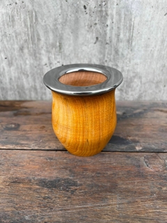 Mate camionero algarrobo virola acero - comprar online
