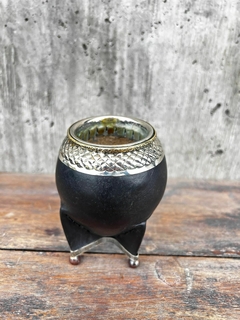 Mate torpedo virola alpaca (base alpaca y bolitas)