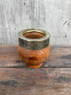 Mate imperial algarrobo virola alpaca - comprar online