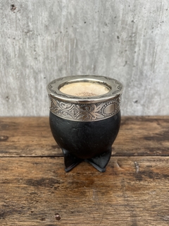 Mate imperial virola alpaca cincelada - comprar online