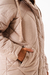 ARTICULO 2052 CAMPERA LARGA MATELASSEADA ROMBO CON CAPUCHA - KABA LINE