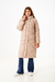 ARTICULO 2052 CAMPERA LARGA MATELASSEADA ROMBO CON CAPUCHA - KABA LINE